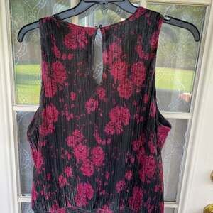 White House Black Market Floral Halter Top